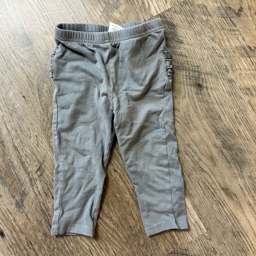 Jumping Beans Gray Leggings Cropped Length
